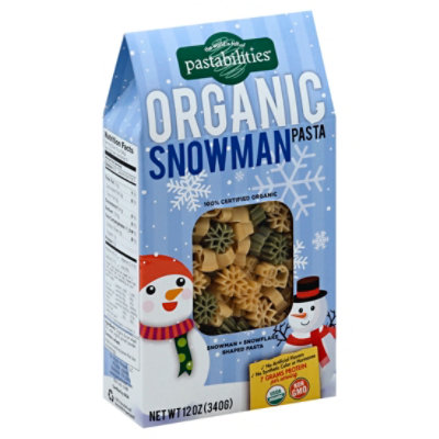 Pastabilities Pasta Snowman Org - 12 OZ