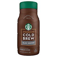 Starbucks Premium Unsweet Cold Brew Black Coffee Beverage - 40 Fl. Oz. - Image 1