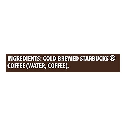 Starbucks Premium Unsweet Cold Brew Black Coffee Beverage - 40 Fl. Oz. - Image 5