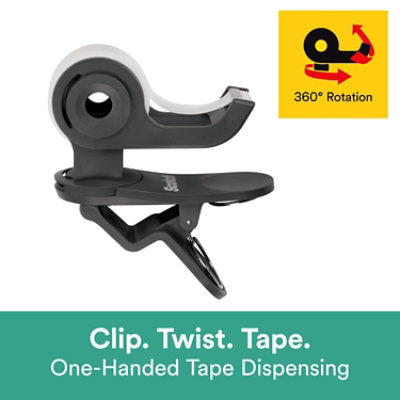 Scotch Desktop Clip And Twist Tape Dispenser - EA - Image 2
