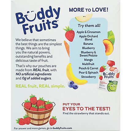 Buddy Fruits Pouch Fruit Strwbry - 12.8 OZ - Image 6