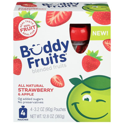Buddy Fruits Pouch Fruit Strwbry - 12.8 OZ