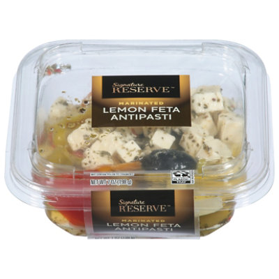 Signature Reserve Antipasti Marinated Lemon Feta - 7 OZ