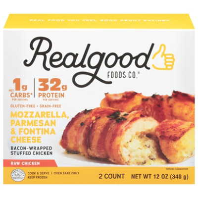 Realgood Chicken Bacon Wrapped Three Cheese - 12 OZ - Image 3