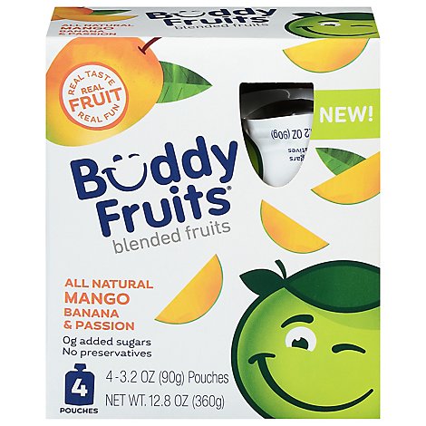 Buddy Fruits Pouch Fruit Mangort Banana - 12.8 OZ