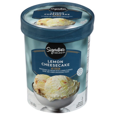 Signature SELECT Ice Cream Lemon Cheesecake - 1.5 QT - Image 3