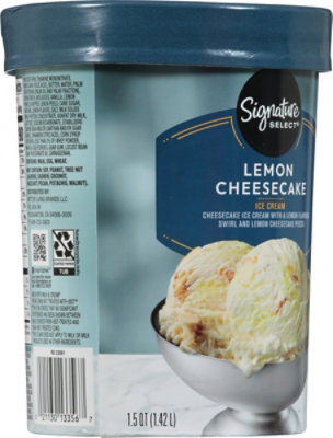 Signature SELECT Ice Cream Lemon Cheesecake - 1.5 QT - Image 6