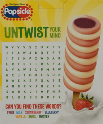 Popsicle Fruit Twister Ice Pops with Dairy Strawberry Blueberry Vanilla - 16.2 Oz - Image 6