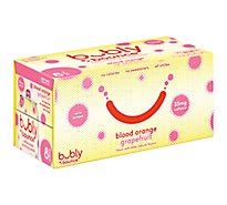 Bubly Bounce Sparkling Water Caffeinated Orange Grapefruit In Can - 8-12 Fl. Oz.