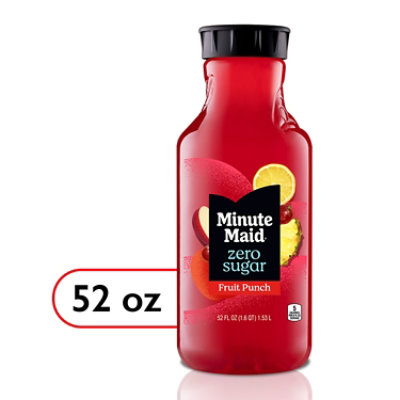 Minute Maid Zero Sugar Fruit Punch - 52 FZ - Image 1