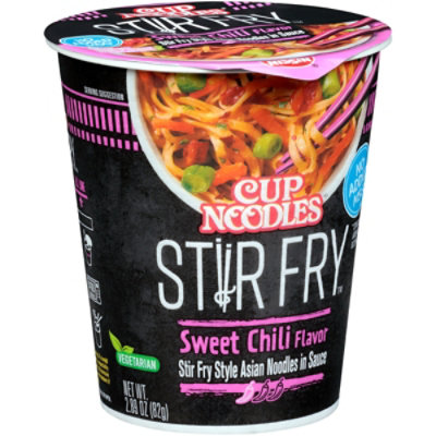 Nissin Cup Noodles Stir Fry Sweet Chili Unit - 2.89 OZ - Image 2