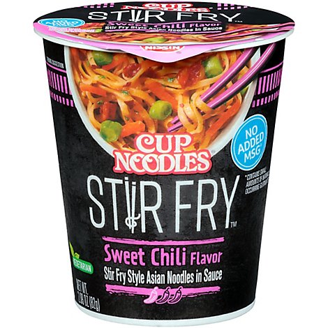 Nissin Cup Noodles Stir Fry Sweet Chili Unit - 2.89 OZ
