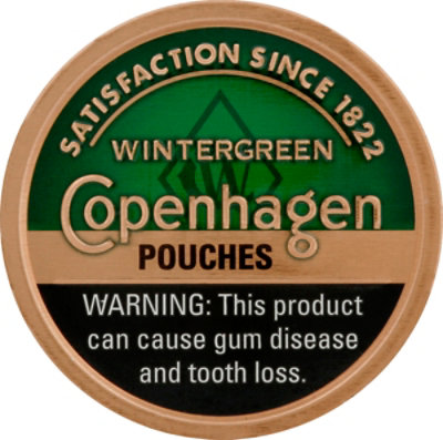 Copenhagen Pouch Wintergreen - .82 OZ - Image 2