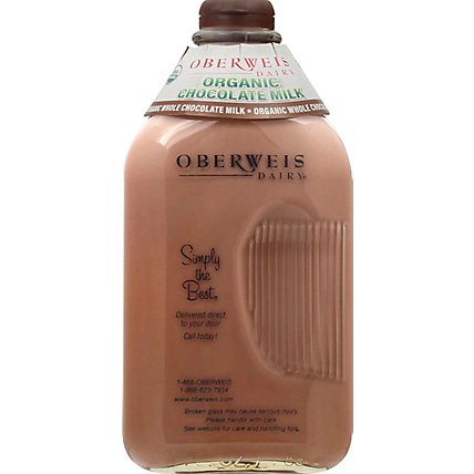 Oberweis 2% Chocolate Milk Organic - 64 OZ - Image 2