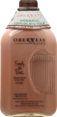 Oberweis 2% Chocolate Milk Organic - 64 OZ - Image 2