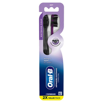 Oral B Charcoal Manual Toothbrush Soft - 2 CT - Image 6