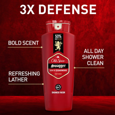 Old Spice Swagger Scent of Confidence Body Wash for Men - 21 Fl. Oz. - Image 2