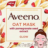 Aveeno Pomegranate Seed Extract Oat Mask - 1.7 OZ - Image 2