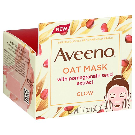Aveeno Pomegranate Seed Extract Oat Mask - 1.7 OZ