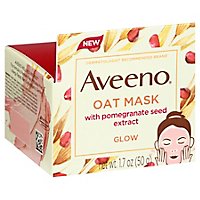 Aveeno Pomegranate Seed Extract Oat Mask - 1.7 OZ - Image 1