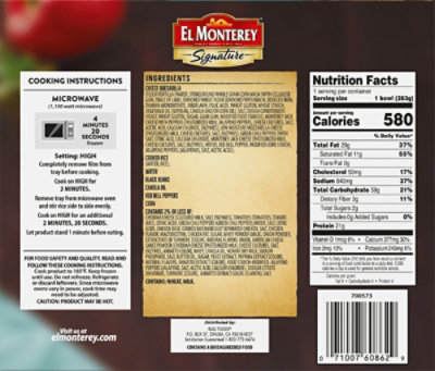 El Monterey Frozen Three Cheese Quesadilla Meal - 10 Oz - Image 7