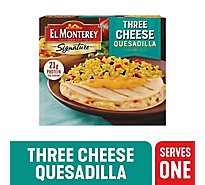 El Monterey Three Cheese Quesadilla Meal Single Serve - 10 OZ