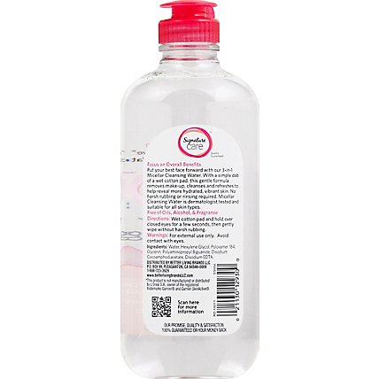 Signature Care Micellar Cleansing Water - 13.5 FZ - Image 3