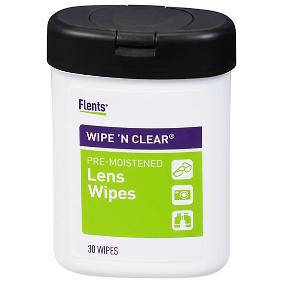 Flents Wipe N Clear Lens Wipe Dispenser - 30 CT
