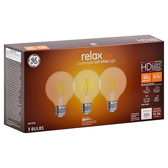 Ge 40 Eq Hd Relax G25 Clear - 3 CT