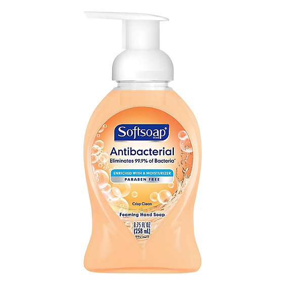 Softsoap Antibacterial Crisp Clean Foaming Hand Soap - 8.75 OZ