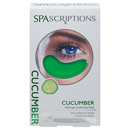Spascriptions Cucumber Hydrogel Under Eye Pads - EA - Image 1