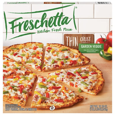 Freschetta Thin Crust Pizza Vegetable - 19.1 OZ