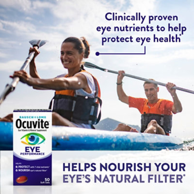 Ocuvite Eye Performance Vitamin & Mineral Supplement with Zinc Lutein and Zeaxanthin - 50 Count - Image 2