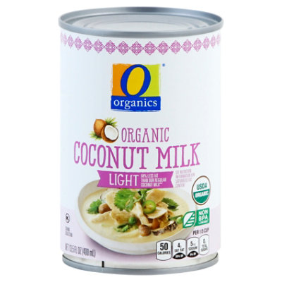 O Organics Coconut Milk Light - 13.5 OZ - Image 1