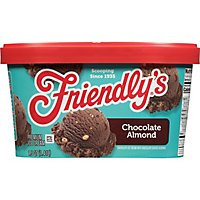 Friendlys Ice Cream Rich & Creamy Chocolate Almond Chip - 1.5 Quart - Image 2