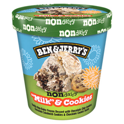 Ben & Jerry's Milk And Cookies Non Dairy Ice Cream - Pint - Image 1