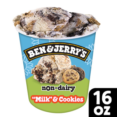 Ben & Jerry's Milk And Cookies Non Dairy Ice Cream - Pint - Image 2