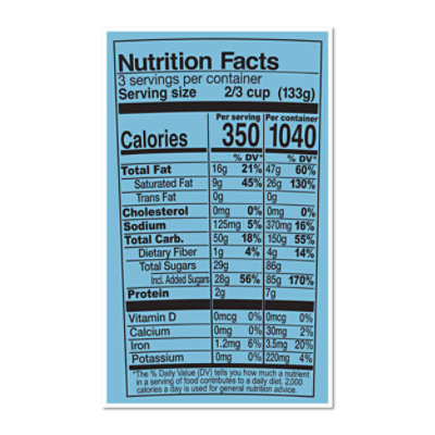 Ben & Jerry's Milk And Cookies Non Dairy Ice Cream - Pint - Image 3