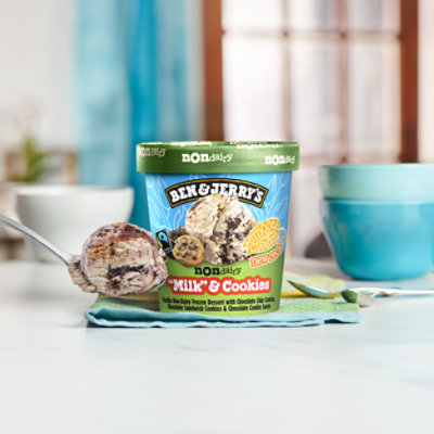 Ben & Jerry's Milk And Cookies Non Dairy Ice Cream - Pint - Image 5