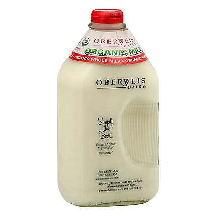 Oberweis Organic Whole Milk - 64 FZ - Image 1