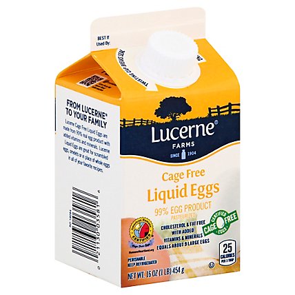 Lucerne Liquid Eggs Cage Free - 16 OZ - Image 1