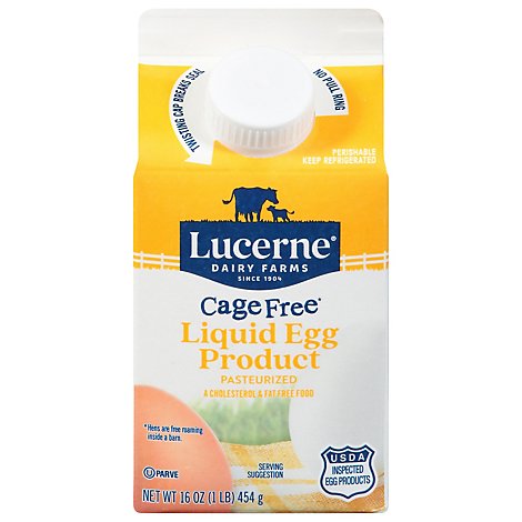 Lucerne Liquid Eggs Cage Free - 16 OZ