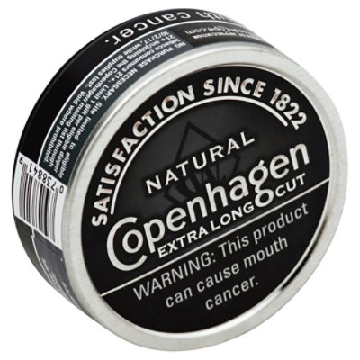 Copenhagen Natural Extra Long Cut - 1.2 OZ