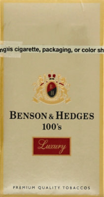 Benson & Hedges 100s Luxury Cigarette Box - 20 Count - Image 2