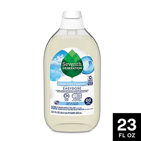 Seventh Generation Free & Clear Liquid Laundry Detergent - 23.1 FZ
