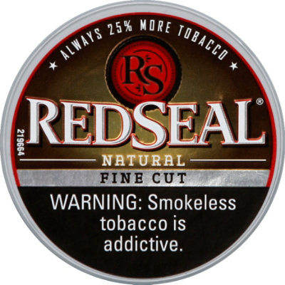 Red Seal Natural Fine Cut Smokeless Tobacco - 1.5 OZ