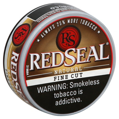 Red Seal Natural Fine Cut Smokeless Tobacco - 1.5 OZ