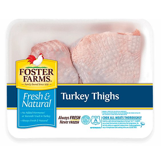 Foster Farms All Natural Turkey Thighs - LB