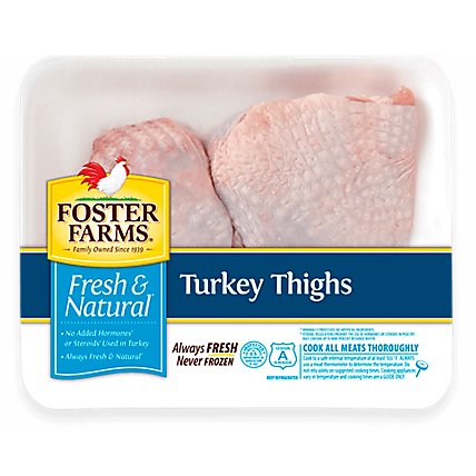 Foster Farms All Natural Turkey Thighs - LB - Image 1
