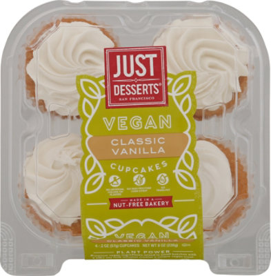 Vegan Vanilla Cupcake - 4 CT - Image 2